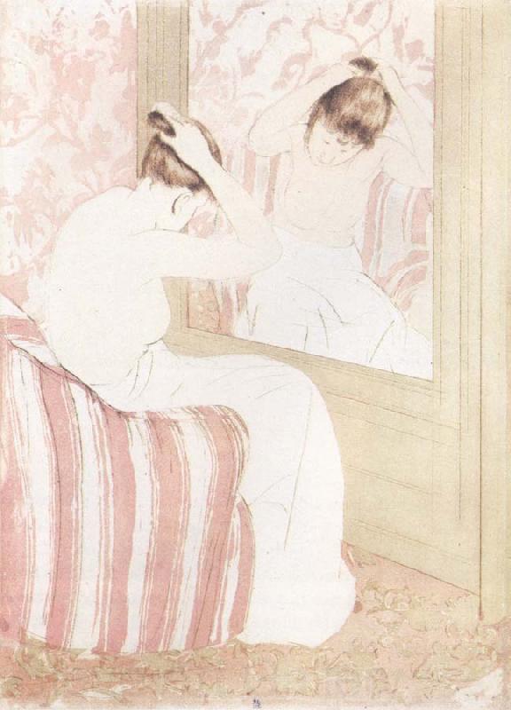 Mary Cassatt The hair style Norge oil painting art